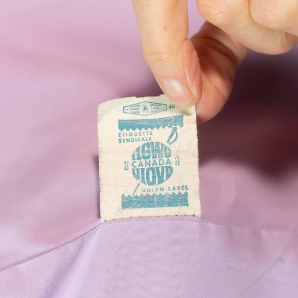 Vintage trench coat vegan suede by Montroy - Picture 15 of 15